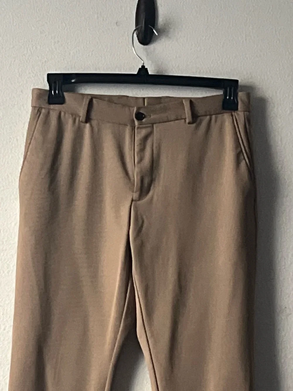 Zara Slim Straight Khaki Chinos - Light Brown, Size 30 (US)